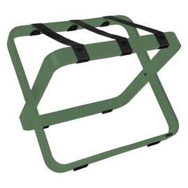 suitcase stand Curvy wood green | 577 mm x 440 mm H 472 mm product photo