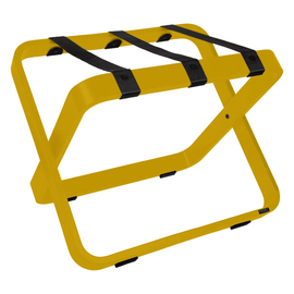 suitcase stand Curvy wood ochre yellow | 577 mm x 440 mm H 472 mm product photo