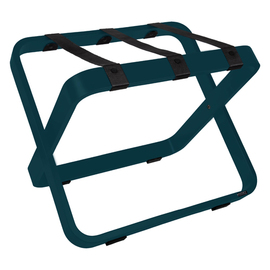 suitcase stand Curvy wood petroleum coloured | 577 mm x 440 mm H 472 mm product photo