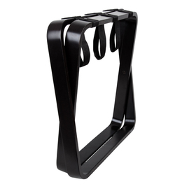 suitcase stand Curvy wood wenge coloured | 577 mm x 440 mm H 472 mm product photo
