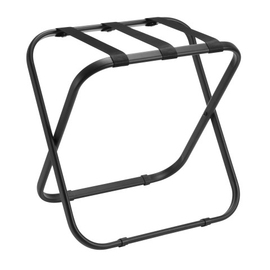 suitcase stand steel black | black nylon straps product photo
