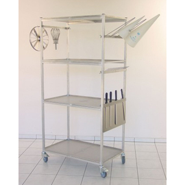 drain trolley aluminium | 1020 mm x 570 mm H 1800 mm product photo