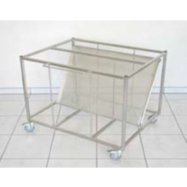 baking sheet trolley stainless steel | suitable for sheets 580 x 780 mm | 840 mm x 650 mm H 690 mm product photo