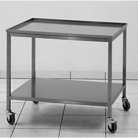 fryer trolley stainless steel | 600 mm x 600 mm H 760 mm product photo