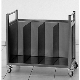 bag transporter stainless steel | suitable for 4 bags of 25 kg each | 900 mm x 400 mm H 760 mm product photo