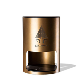 disinfectant dispenser with sensor bronze coloured incl. disinfectant 5 x 1 ltr | tabletop unit | for wall mounting H 340 mm product photo