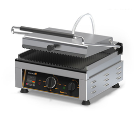 contact grill iToast-2 | 230 volts | cast iron • grooved • grooved product photo