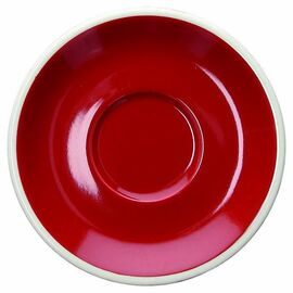 saucer ALBERGO porcelain red Ø 160 mm product photo