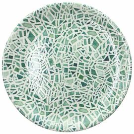 dining plate ATTITUDE EMERALD porcelain Ø 270 mm product photo