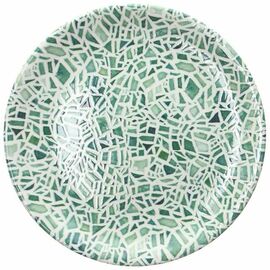 dining plate ATTITUDE EMERALD porcelain Ø 300 mm product photo
