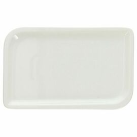 plate ATTITUDE BIANCO rectangular porcelain x 240 mm product photo