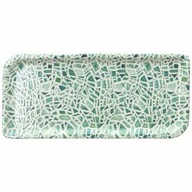 plate ATTITUDE EMERALD rectangular porcelain x 360 mm product photo