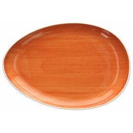 serving plate B-RUSH oval porcelain orange Ø 255 mm product photo