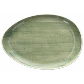 serving plate B-RUSH oval porcelain green Ø 255 mm product photo