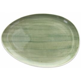 serving plate B-RUSH oval porcelain green Ø 355 mm product photo