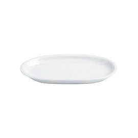 serving plate CAPRI oval porcelain white x 340 mm product photo