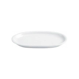 CLEARANCE | serving plate CAPRI oval porcelain white x 340 mm product photo