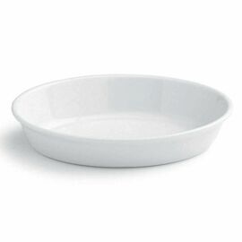 oven dish PL COOK porcelain white oval 870 ml 250 mm x 165 mm H 52 mm product photo