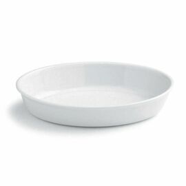 oven dish PL COOK porcelain white oval 3000 ml 370 mm x 240 mm H 75 mm product photo