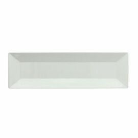 serving plate PLAIN rectangular porcelain white 100 mm x 337 mm product photo