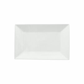 serving plate PLAIN rectangular porcelain white 148 mm x 228 mm product photo