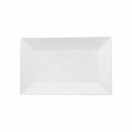 serving plate PLAIN rectangular porcelain white 175 mm x 277 mm product photo