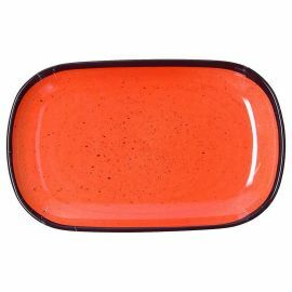 serving plate COLOURFUL oval orange 112 mm x 182 mm product photo