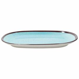 serving plate COLOURFUL oval blue 185 mm x 270 mm product photo