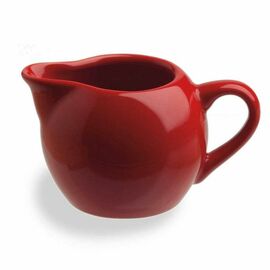 Milk jug small SPHERE porcelain 130 ml red product photo