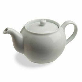 tea pot SPHERE porcelain 250 ml white product photo