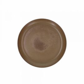 dining plate TERRACOTTA Ø 280 mm porcelain brown product photo
