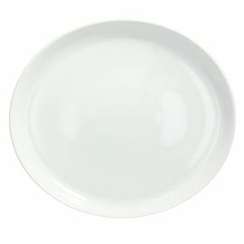 serving plate THESIS oval porcelain white Ø 320 mm product photo