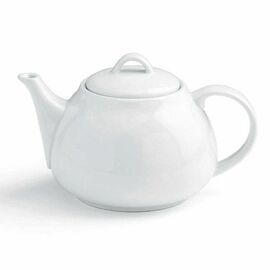 tea pot VESUVIO porcelain 550 ml white Ø 120 mm product photo
