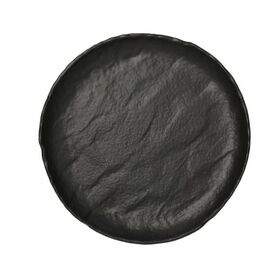 dining plate VULCANIA BLACK Ø 260 mm porcelain product photo