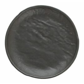 dessert plate VULCANIA BLACK Ø 210 mm porcelain product photo