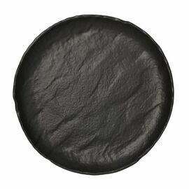 platter round VULCANIA BLACK Ø 310 mm porcelain product photo