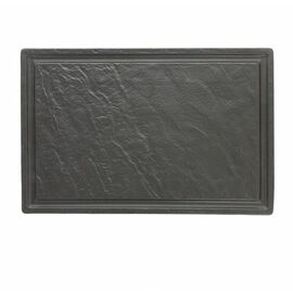 hotplate rectangular VULCANIA BLACK porcelain | 420 mm x 280 mm product photo