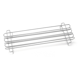 preparation rail for 12 tacos | french fry portions metal chromed 600 mm x 240 mm product photo