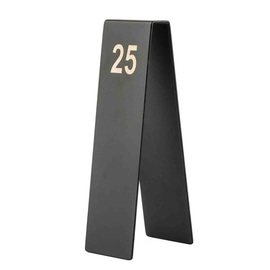 table number signs set of 25 | numbers from 1 to 25 | black product photo