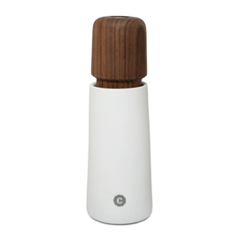 pepper mill|salt grinder STOCKHOLM | wood | porcelain walnut white H 168 mm product photo