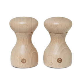 salt mill | pepper mill LYON set of 2 beech nature H 95 mm product photo