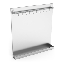 sausage stand | butcher's display stainless steel L 800 mm product photo