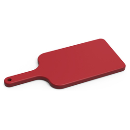 cutting board PE red with with handle L 450 mm x 200 mm product photo