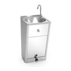 mobile hand wash basin | pump capacity 2 ltr / min | foot operation product photo
