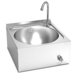 Wall-mounted hand basin, standard size 450x450x215 mm product photo