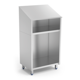 standing desk stainless steel H 1290 mm product photo