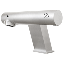 sensor faucet with hand dryer | mains operation product photo