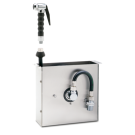 Washing spray head for ovens with reel, can be stored under worktops product photo