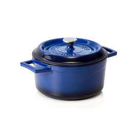 cocotte Ø 210 mm 2.8 ltr blue cast aluminium enamelled | suitable for induction product photo