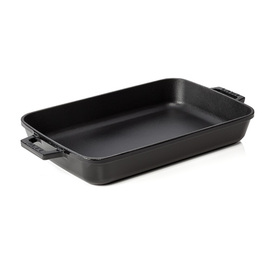 roasting pan 400 mm x 260 mm cast iron enamelled black product photo